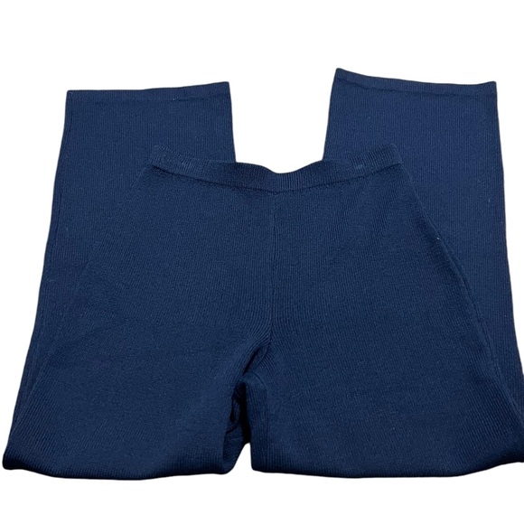 St. John Basic Navy Blue Pull On Pants Size 4 - Picture 2 of 4